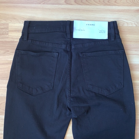 Frame Denim | Le High Skinny Black Size 27 - Picture 13 of 16